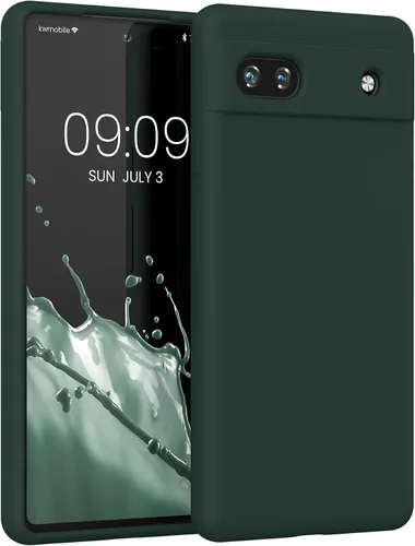 Vista 130 de kwmobile Funda Compatible con Google Pixel 6 Pro - Funda de Teléfono de Silicona TPU con Acabado Suave - Azul Caribe