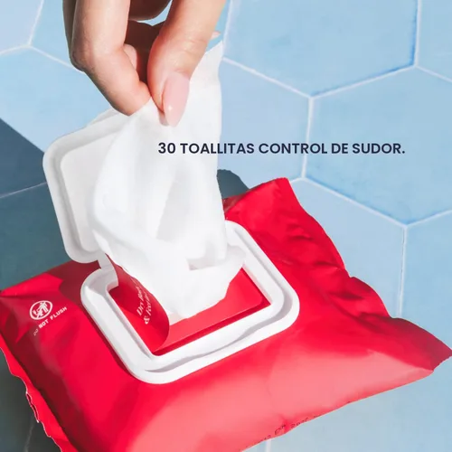 Vista 7 de Toallitas antiperspirantes para todo el cuerpo – Toallitas para el control de la sudoración para debajo de los senos, pecho, ingle, axilas, manos