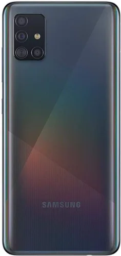 Vista 2 de Samsung Galaxy A51, 128 GB + 6 GB RAM, negro - Desbloqueado (solo GSM, renovado)