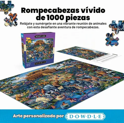 Vista 2 de Buffalo Games Eric Dowdle, Noah's Ark, rompecabezas de 1000 piezas