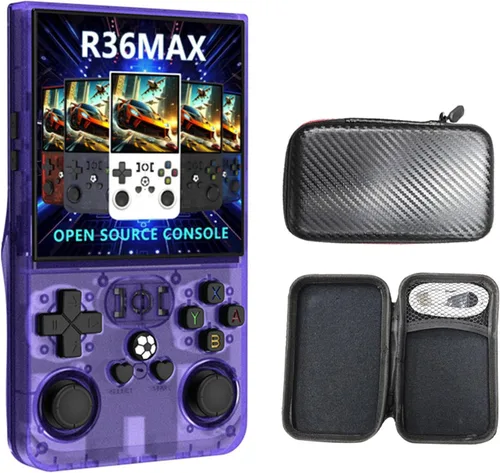 Vista 13 de R36MAX 4 pulgadas pantalla reproductor de juegos portátil 64 GB consola de vídeo 4000 mAh batería recargable consola reproductor de vídeo
