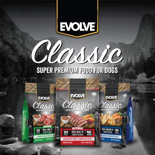 Vista 6 de Evolve Pet Food Classics Receta de carne deshuesada, cebada y bisonte, 3.5 libras