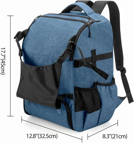 Vista 6 de DSLEAF Baseball Backpack for 4 Bats, Softball Bat Bag with Helmet Holder