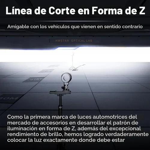 Vista 4 de HWSTAR Nuevos faros delanteros LED redondos de 7 pulgadas 1000% más brillantes antirreflejos, compatibles con Jeep Wrangler JK JKU TJ LJ Chevy Ford