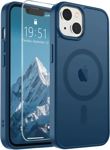 Vista 284 de SUPFINE Funda magnética para iPhone SE 2022 (3ª)/2020 (2ª), iPhone 8 (compatible con MagSafe) (protección contra caídas de grado militar), funda