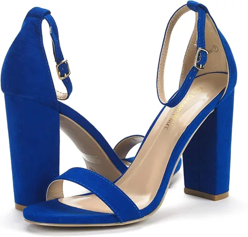 Vista 3 de DREAM PAIRS - Sandalias de tacón alto para mujer