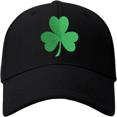 Vista 2 de Gorra de béisbol del día de San Patricio, gorra de béisbol de trébol irlandés, sombreros de trébol de la suerte, accesorios de decoración de San