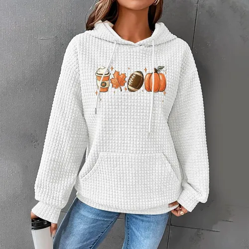 Vista 140 de SHAOBGE Sudaderas con capucha de gran tamaño para mujer, sudaderas con capucha para entrenamiento, suéteres casuales y cómodos trajes de moda
