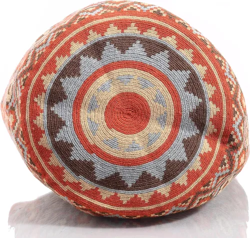 Vista 4 de Wayuu Boho Chic Collection Designer Hand Woven Crocheted Tote Bag