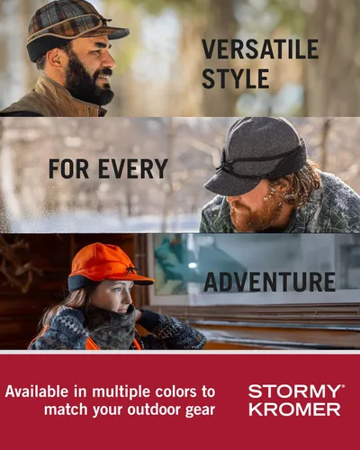 Vista 4 de Stormy Kromer Rancher Cap - Gorro de lana Thinsulate de invierno con orejeras de forro polar