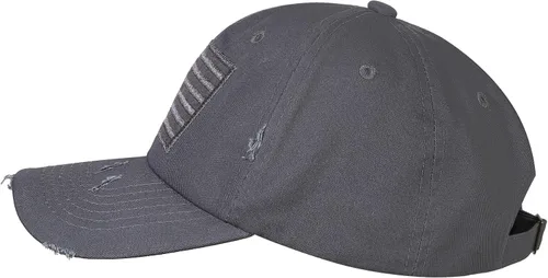 Vista 71 de IIN Gorra de béisbol con bandera estadounidense para hombres y mujeres, de perfil bajo, militar, militar, militar, para papá