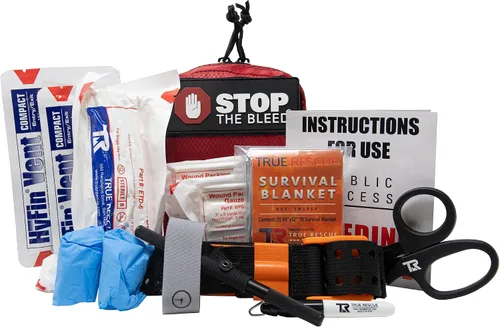 Vista 8 de Kit Stop The Bleed, individual, nailon, elección de torniquete y nivel.