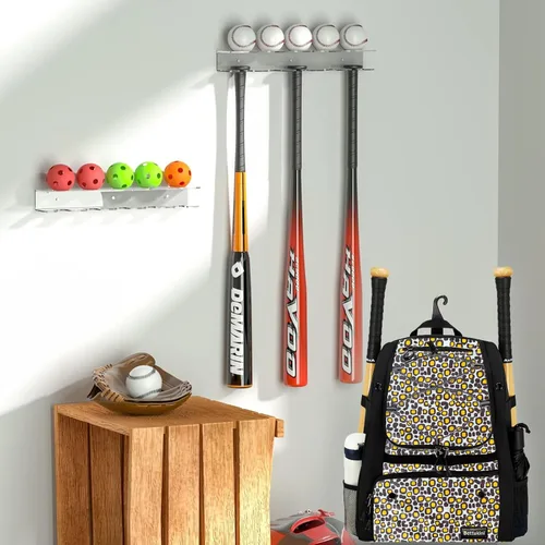 Vista 78 de Bolsa de béisbol juvenil con compartimento ventilado para zapatos, bolsa de bate de sóftbol para guantes de bateo, casco, equipo de teeball