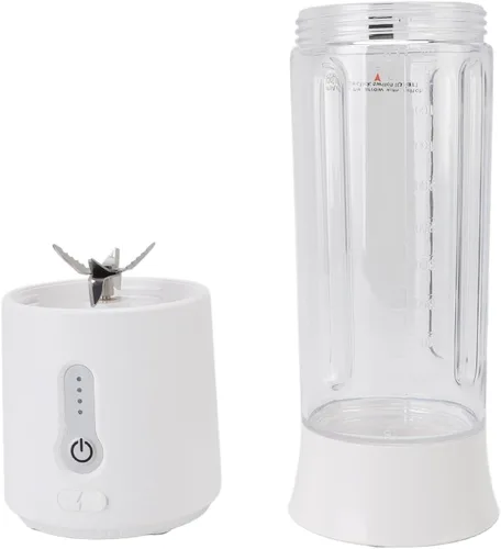 Vista 4 de Portable Mini Blender USB Rechargeable, Efficient, 6 Blades for Shakes on the Go, 500 Ml Capacity