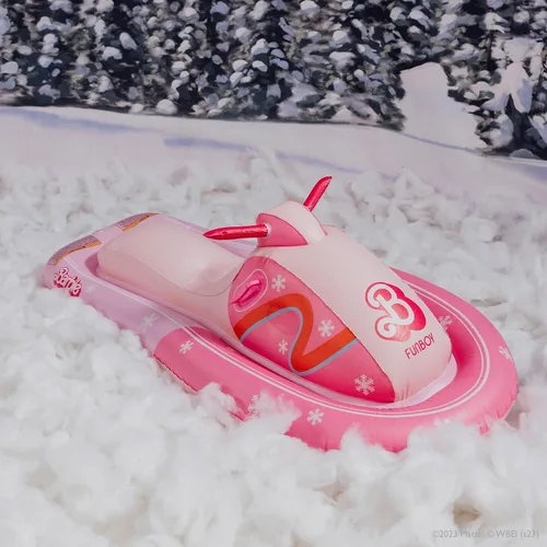 Vista 2 de Trineo de nieve para moto de nieve Barbie The Movie x FUNBOY