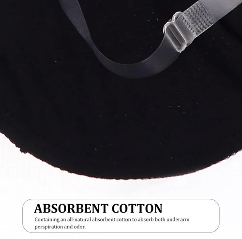 Vista 8 de Almohadillas de sudor para axilas, almohadilla absorbente para debajo de las axilas, protector de vestido, reutilizable, de algodón, para axilas