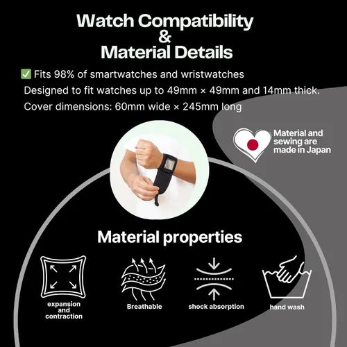 Vista 4 de Protector de reloj inteligente WATCHSUIT. Funda de reloj inteligente para Apple Watch, Huawei, Xiaomi, Garmin, Google Pixel, Amazfit, Galaxy, Fitbit