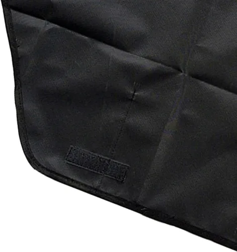 Vista 6 de KIMISS Protector de puerta de automóvil para mascotas, cubierta de puerta de tela Oxford 600D, ajuste universal para perros y gatos, protector