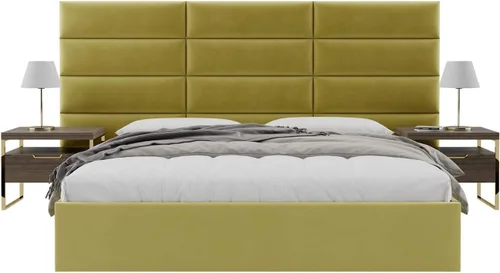 Vista 112 de Vänt - Paneles tapizados de cabecera para montar en la pared, diseño Elizabeth, 120 x 46 pulgadas, configuración de 16 paneles individuales