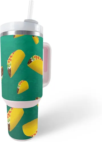 Vista 5 de MightySkins Skin - Vaso de vinilo compatible con Stanley The Quencher H2.0 FlowState de 40 onzas, Swirly, protectora, duradera y única, fácil