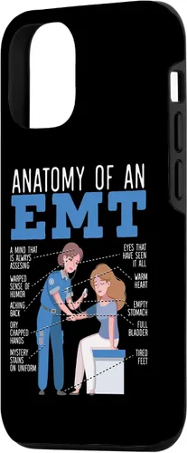 Vista 2 de iPhone 15 Anatomía de un EMT Paramédico EMT EMS Health Care Case