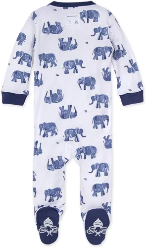 Vista 9 de Burt's Bees Baby - Pijama de una pieza para bebé, mameluco para dormir y jugar, algodón 100% orgánico, cremallera frontal