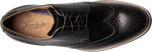 Vista 5 de Florsheim Rubano Oxford de punta de ala para hombre Negro