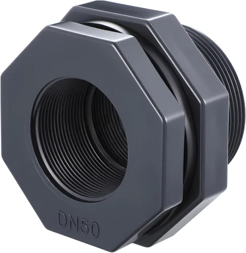 Vista 19 de 4 unids 1 pulgada mamparo montaje PVC Npt tanque conector