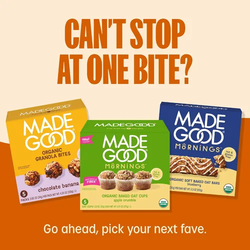 Vista 7 de MadeGood Cheddar Star Galletas Infladas, Bolsa de 4.26oz, Aperitivos Orgánicos