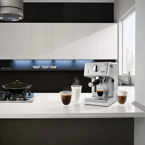 Vista 4 de De'Longhi ECP3620 15 Bar Espresso Cappuccino Machine, Plata