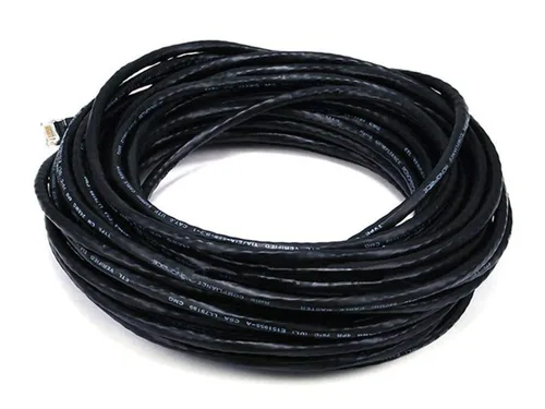 Vista 41 de Monoprice - Cable de red Ethernet Cat6 0.5 pies 24AWG 550MHz UTP de cobre desnudo, negro