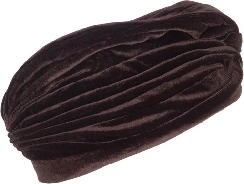 Vista 5 de Sombrero turbante de terciopelo para mujer