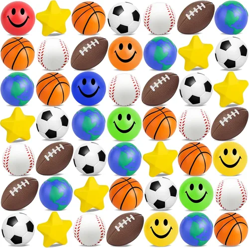 Vista 9 de 60 mini pelotas de baloncesto para el estrés, mini pelota de baloncesto para fiestas, recuerdos de fiesta de 2.5 pulgadas, mini pelota deportiva
