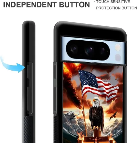 Vista 528 de Compatible con Google Pixel 4A 5G Mobile Case Creative Acrylic Panel trasero Silicona Protección Grip especialmente diseñado para Google Pixel 4A 5G