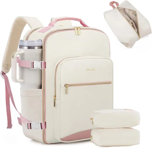 Vista 14 de LOVEVOOK Mochila de viaje para llevar a bordo, Mochilas de viaje