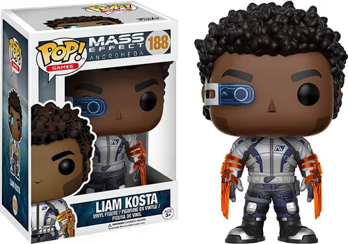 Vista 3 de Figura de acción de la serie POP Games de Funko de Liam Costa del videojuego Mass Effect: Andromeda