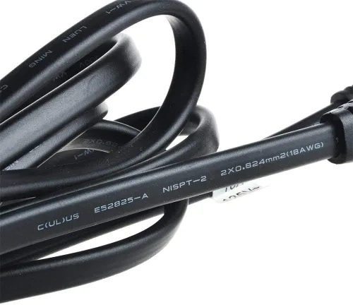 Vista 2 de Cable de alimentación de CA para Brother SE-400 CS-6000i 885-V32 SQ9000 XR7700 SE400 SE350 SQ9050 SQ4040 Máquina de coser Pfaff y máquina de coser