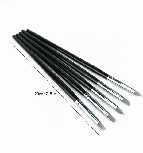 Vista 3 de Herramienta de escultura de arcilla de silicona, herramientas de modelado para modelado, herramientas de modelado, herramienta de punteado