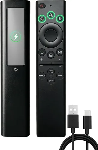 Vista 9 de Reemplazo para mando a distancia de Samsung TV, compatible con todos los televisores inteligentes Samsung Smart TV LED LCD HDTV 3D de marco curvo