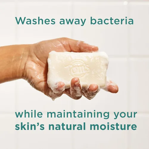 Vista 3 de Tom's of Maine - Jabón en barra de belleza natural Sensitive Skin, Soap Bar, Soap Bar for Women, Gentle Cleansing, Personal Care Product, Everyday