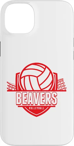 Vista 15 de Beavers Volleyball Back to School Spirit R Case for iPhone 17