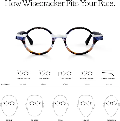 Vista 4 de eyebobs Wisecracker - Lentes de ojos redondos para mujer y hombre