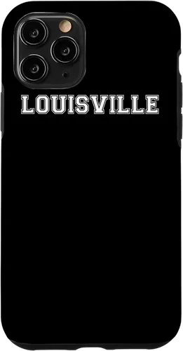 Vista 27 de iPhone 16 College University style Louisville Kentucky Sports Fan Case