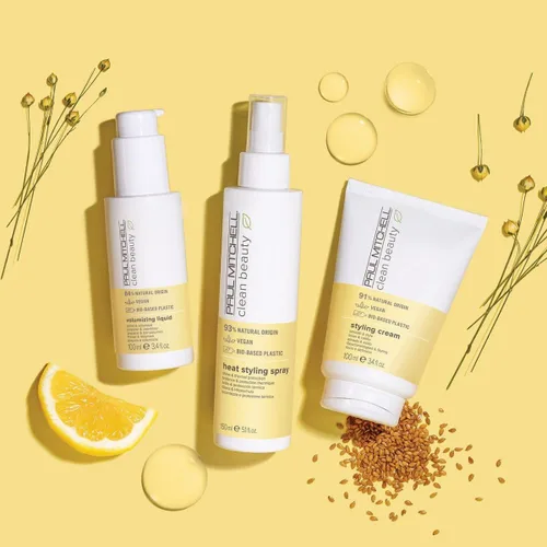 Vista 3 de Paul Mitchell Clean Beauty - Spray de peinado térmico, brillo y protección térmica, para todo tipo de cabello que calienta el estilo, 5.1 onzas