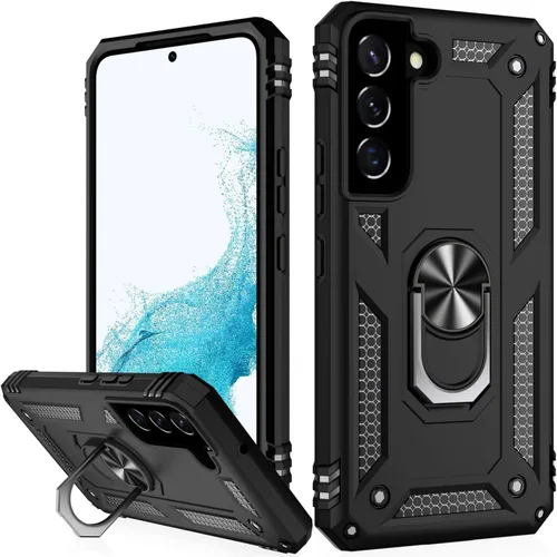 Vista 68 de IKAZZ Funda para Galaxy S21, Grado Militar Resistente a Golpes de Servicio Pesado Cubierta Protectora para Teléfono Pasa Prueba de Caída de 16 pies