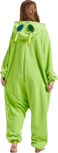 Vista 5 de EROTYWE Adult Onesie Pajamas Party Cosplay Costume Halloween Christmas Cosplay Costumes Homewear Jumpsuit