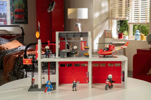 Vista 4 de Playmobil Estación de bomber