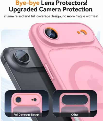 Vista 86 de CANSHN Funda magnética compatible con iPhone Air (6.5 pulgadas), mejorada [protección completa de la cámara] [compatible con Magsafe]