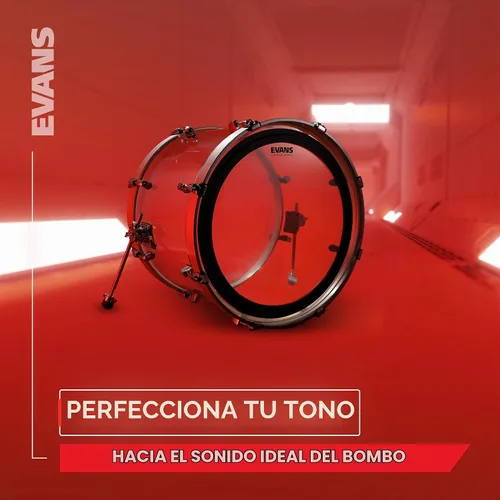 Vista 3 de Evans EMAD2 - Paquete de sistema para bombo de 22 pulgadas