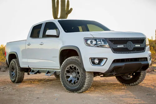 Vista 3 de Raptor Series Magnum RT Drop Steps - Estribos negros compatibles con cabina extendida Colorado/Canyon 2015-2022
